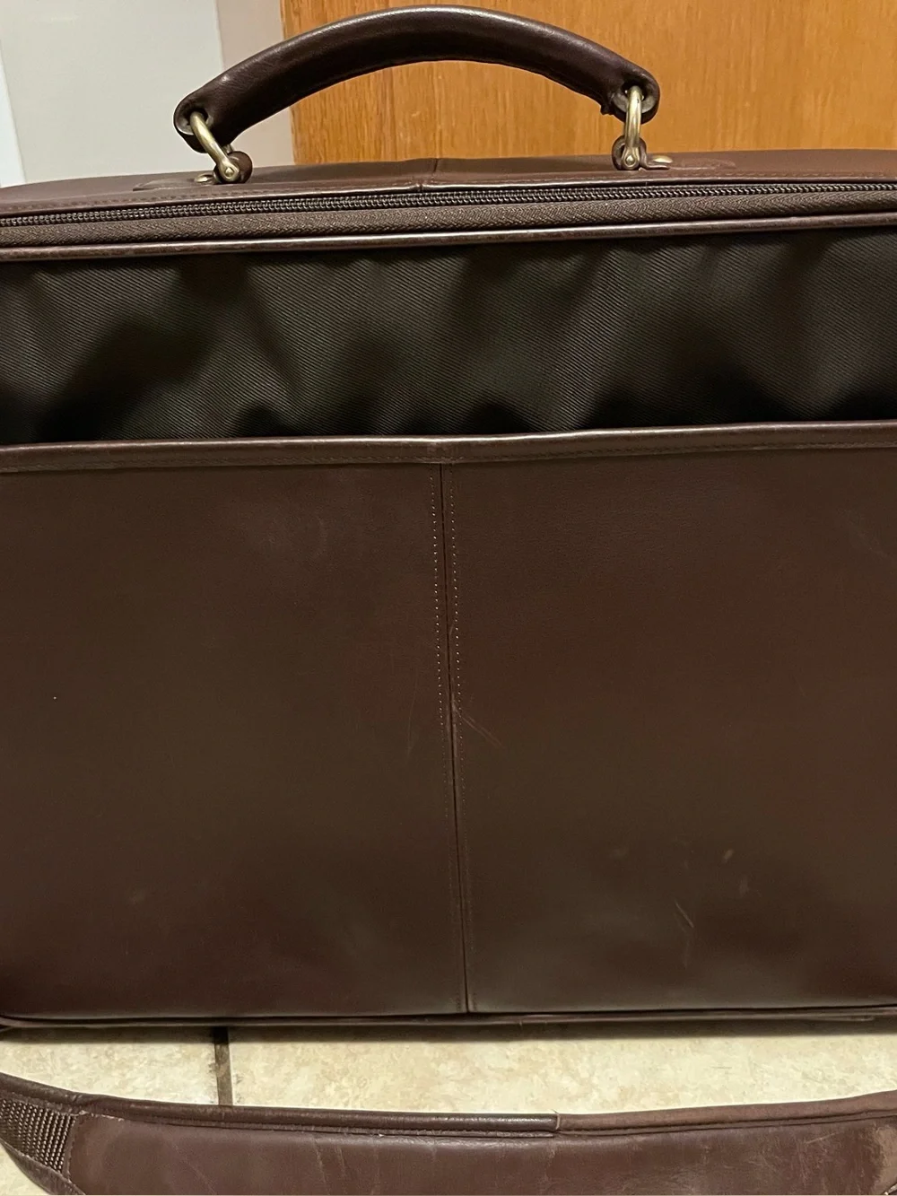 Coach Vintage Mahogany Travel Twill Case